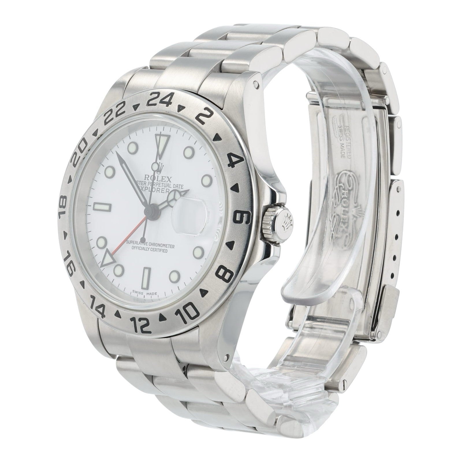 Rolex Explorer II White Dial Stainless Steel 40mm Automatic Men’s Watch 16570