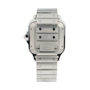 Cartier Santos de Cartier Steel Blue Dial 39.8mm Automatic Mens Watch WSSA0030