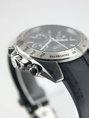Tudor Sport Chronograph Stainless Steel Black Dial 41mm Automatic Mens 20300 B&P