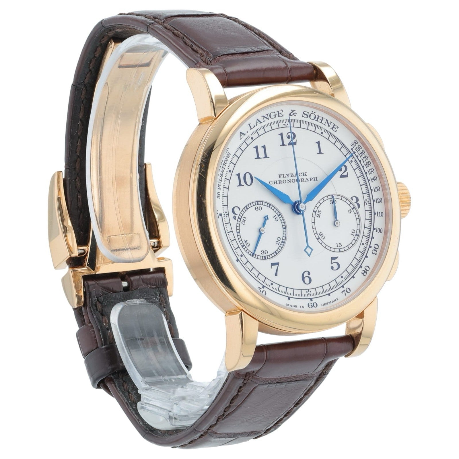A. Lange & Sohne 1815 18k Rose Gold Silver Dial 39.5mm Manual Wind Men’s 414.032
