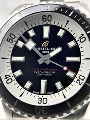 Breitling Super Ocean 42mm Automatic Black and White Dial A17375  - Box & Papers