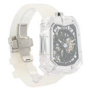 Aventi Sapphire Tourbillon Skeletonized Dial Sapphire Case 48mm Watch A11-S