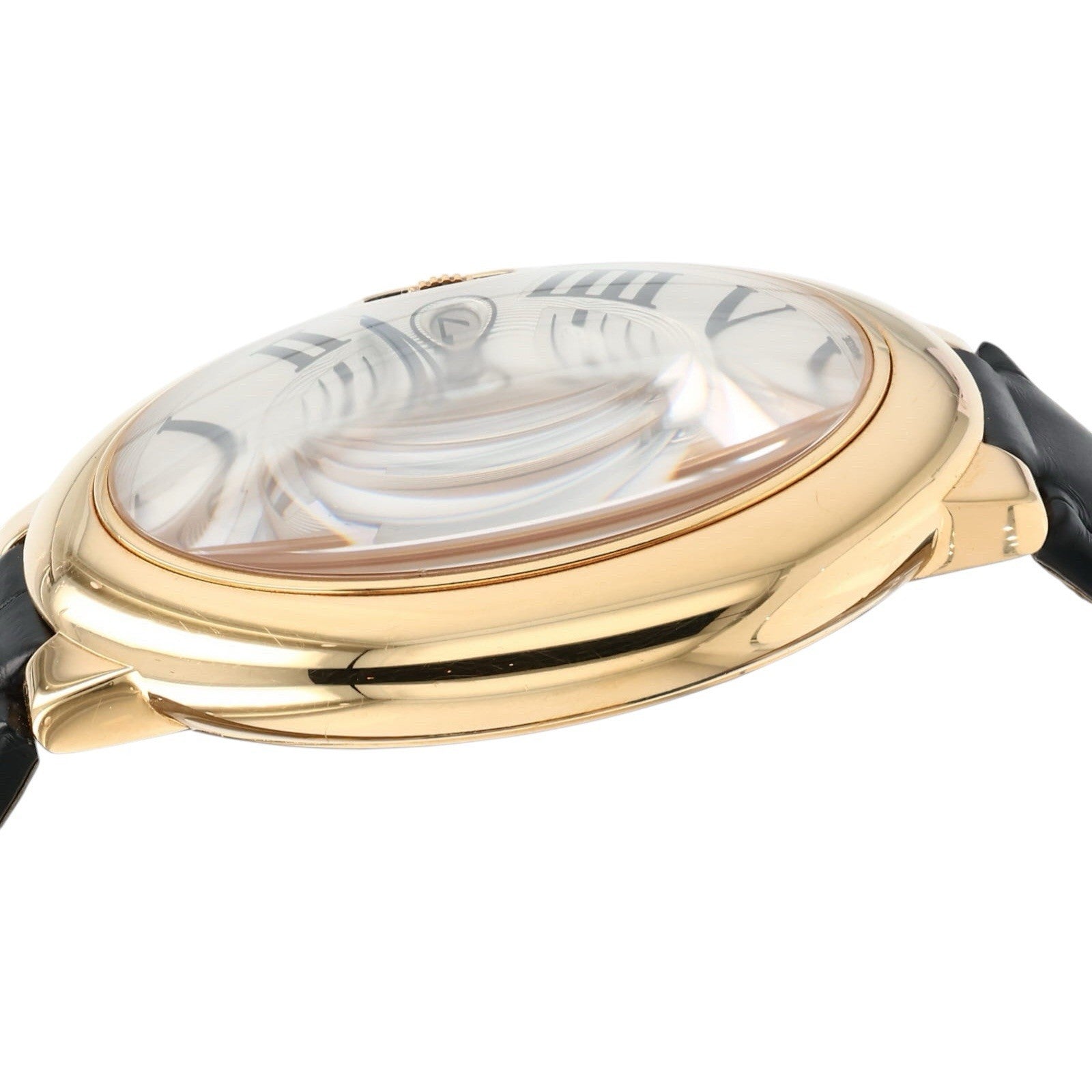 Cartier Ballon Bleu 18k Yellow Gold Silver Dial 42mm Automatic Mens W6900551