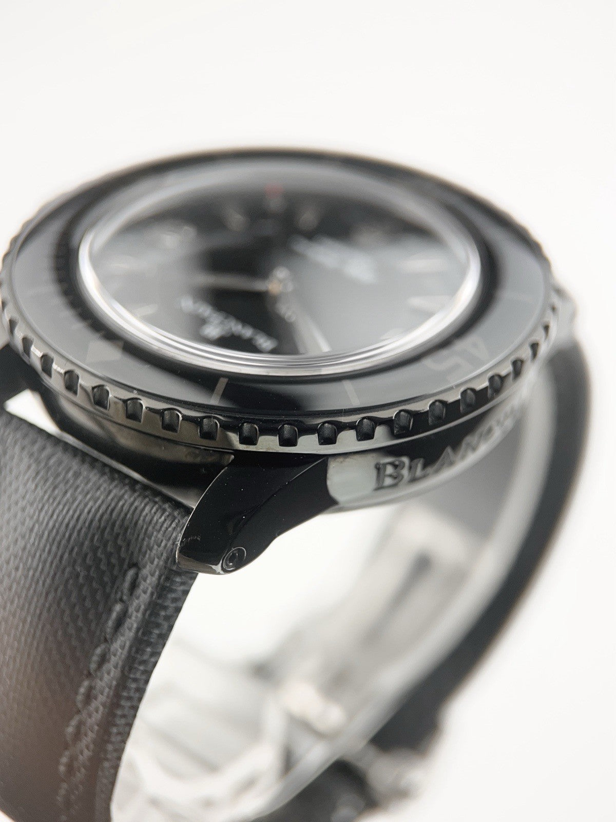 Blancpain Fifty Fathoms Steel Black Dial 45mm Automatic Mens Watch 5015