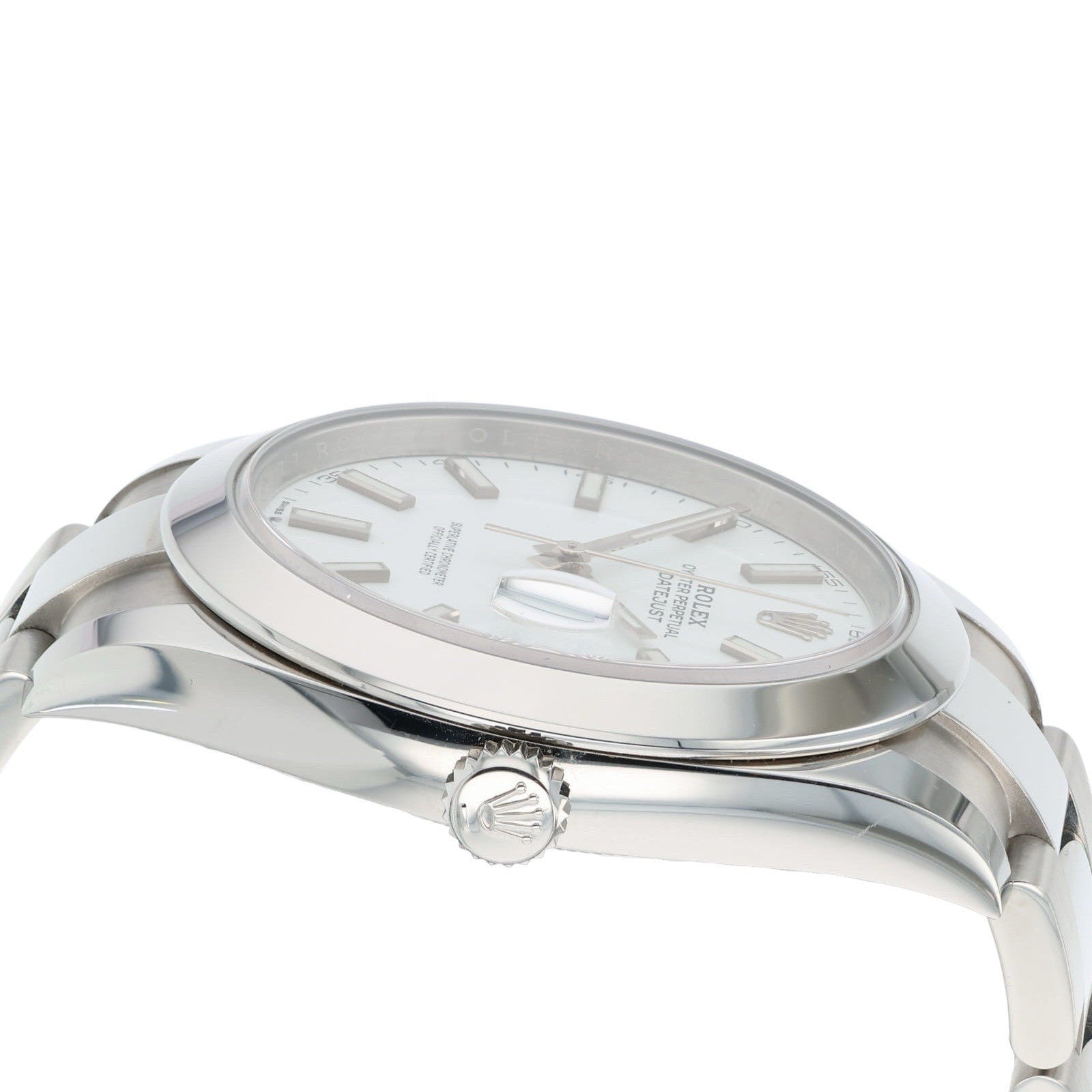 2025 Rolex Datejust 41 Stainless Steel White Dial 41mm Auto Mens Watch 126300