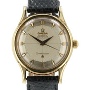 Omega Constellation Silver Dial 18k Yellow Gold 35mm Automatic Men’s Watch 2852