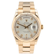 2026 RSC Rolex Day Date Silver Color Dial 18k Everose Gold 36mm Auto Mens 118235