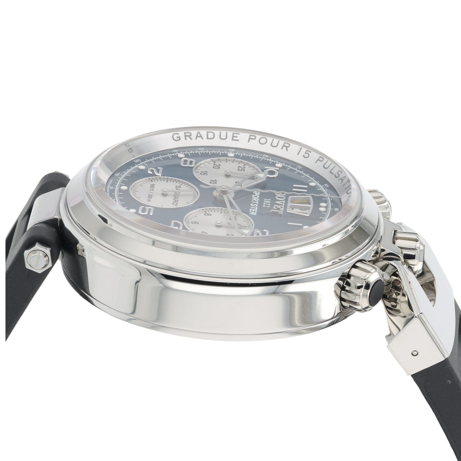 NEW 2025 Bovet Sportster Saguaro Steel Blue Dial 46mm Automatic Men's SP0477