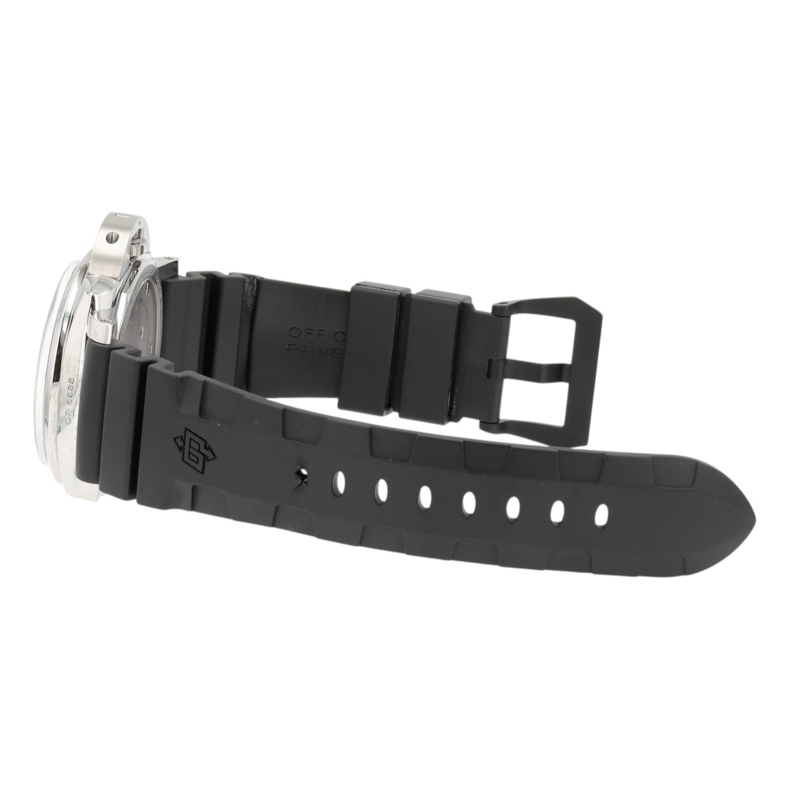 Panerai Luminor Black Dial Stainless Steel 47mm Manual Wind Mens Watch PAM00372