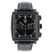 Tag Heuer Monaco Titanium Black Dial 39mm Automatic Movement Mens Watch CBL2180