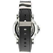 Breguet Marine GMT Dual Time Silver Dial Steel 42mm Automatic Men's Watch 5857ST