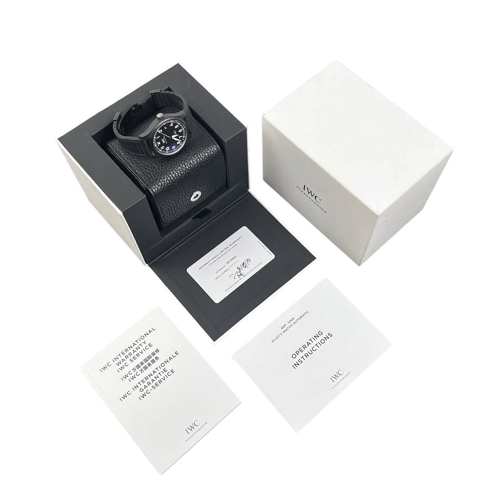 IWC Pilot Top Gun Black Dial Ceramic 41mm Automatic Men’s Watch IW326901