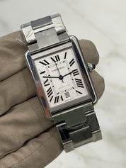 Cartier Tank Solo XL 3515 Stainless Steel 31mm Automatic Mens Watch W5200028