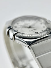 Omega Watch Constellation White Dial Diamond 123.12.35.60.52.001 Quartz Movement