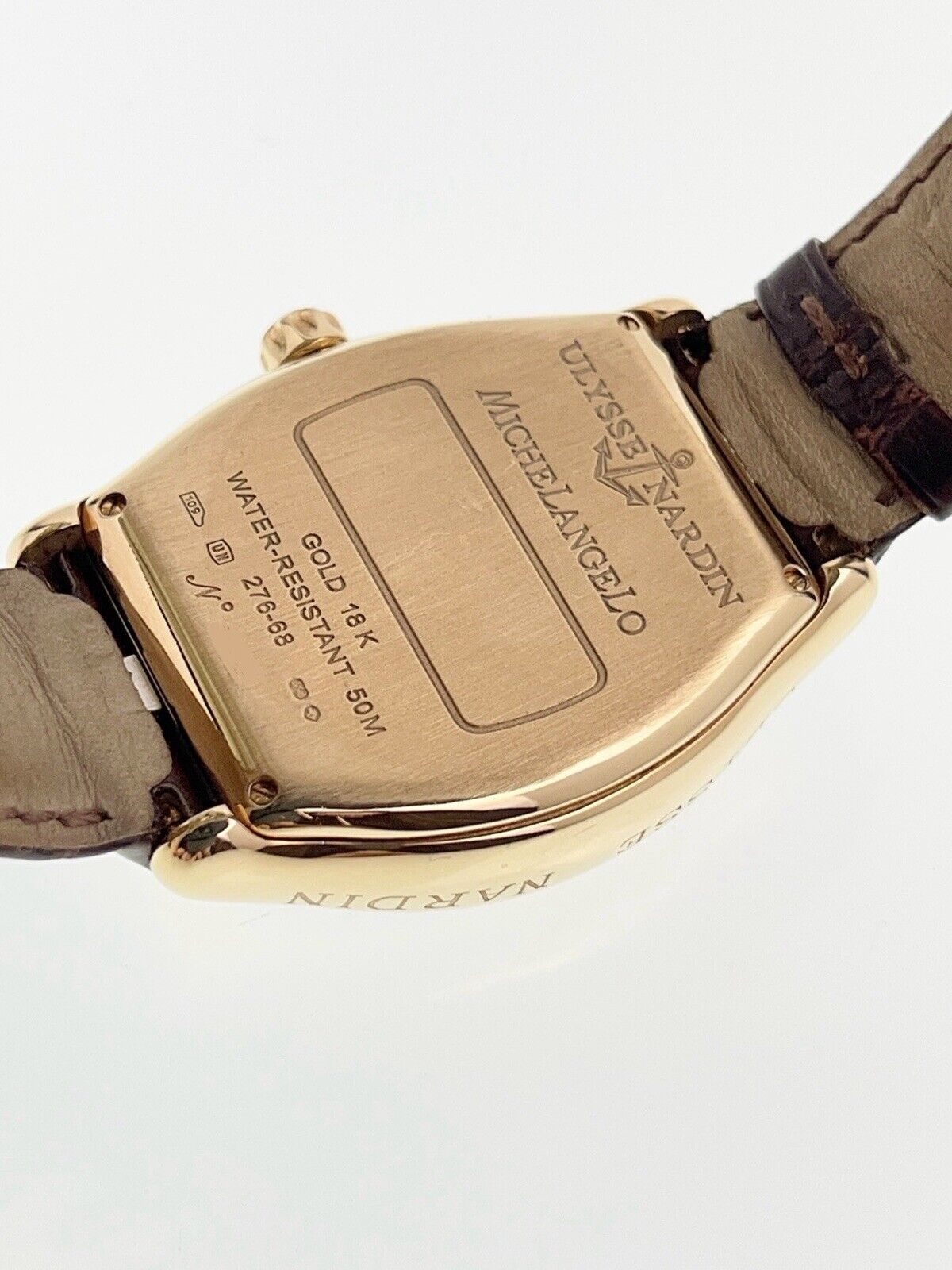 Ulysse Nardin Michelangelo 18k Rose Gold 38mm Automatic Men’s Watch 276-68