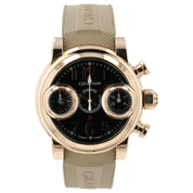Graham Swordfish Black Dial 18k Rose Gold 46mm Automatic Men’s 2SWAR.B08A.K06B
