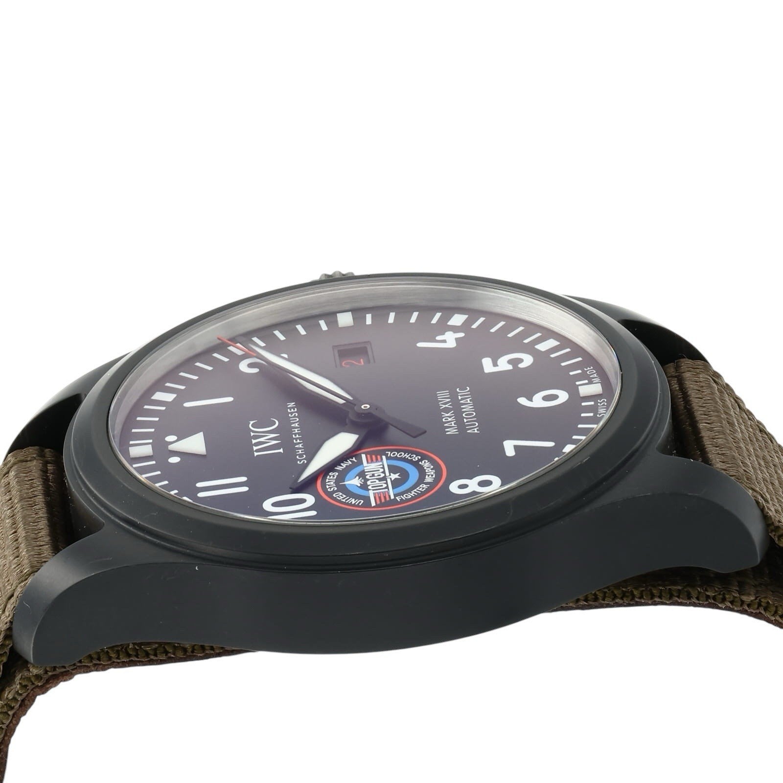 IWC Pilot Mark Ceramic Black Dial 41mm Automatic Movement Men’s Watch IW324712