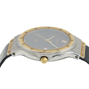 Hublot Classic Black Dial Gold & Steel 35mm Quartz Movement Unisex Watch 1521.1
