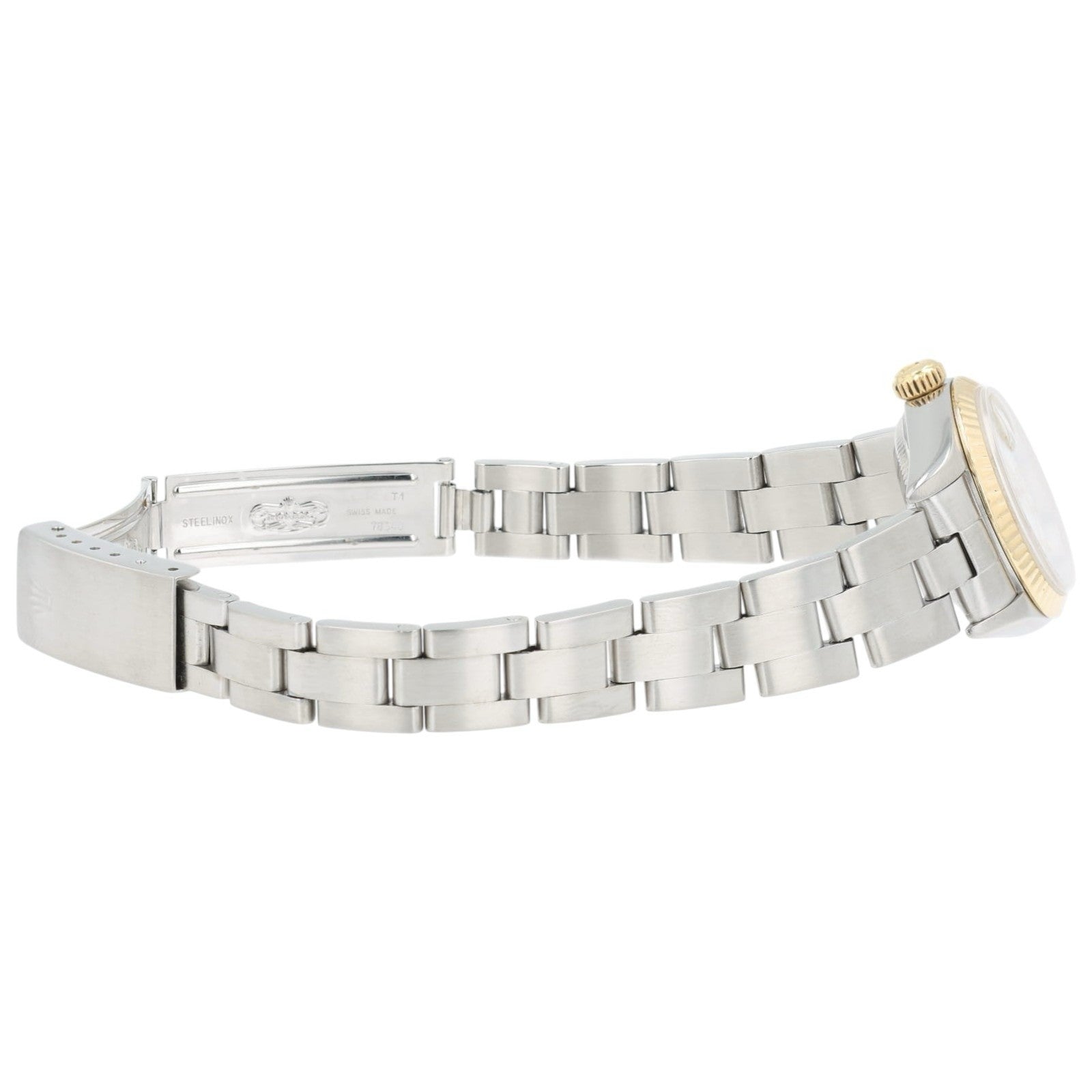Rolex Lady-Datejust White Dial 18k Yellow Gold & Steel 26mm Automatic 69173