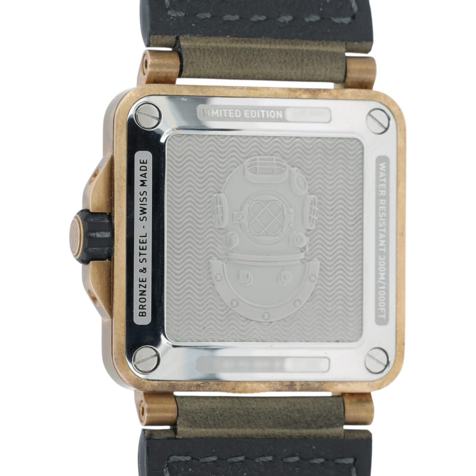 Bell & Ross Green Dial Date Bronze Green Dial 42mm Automatic Men’s Watch BR03
