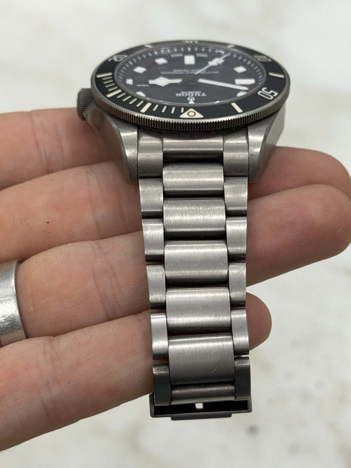 Tudor Pelagos Date Black Dial Titanium Automatic Men's Watch 25500TN W/ Papers