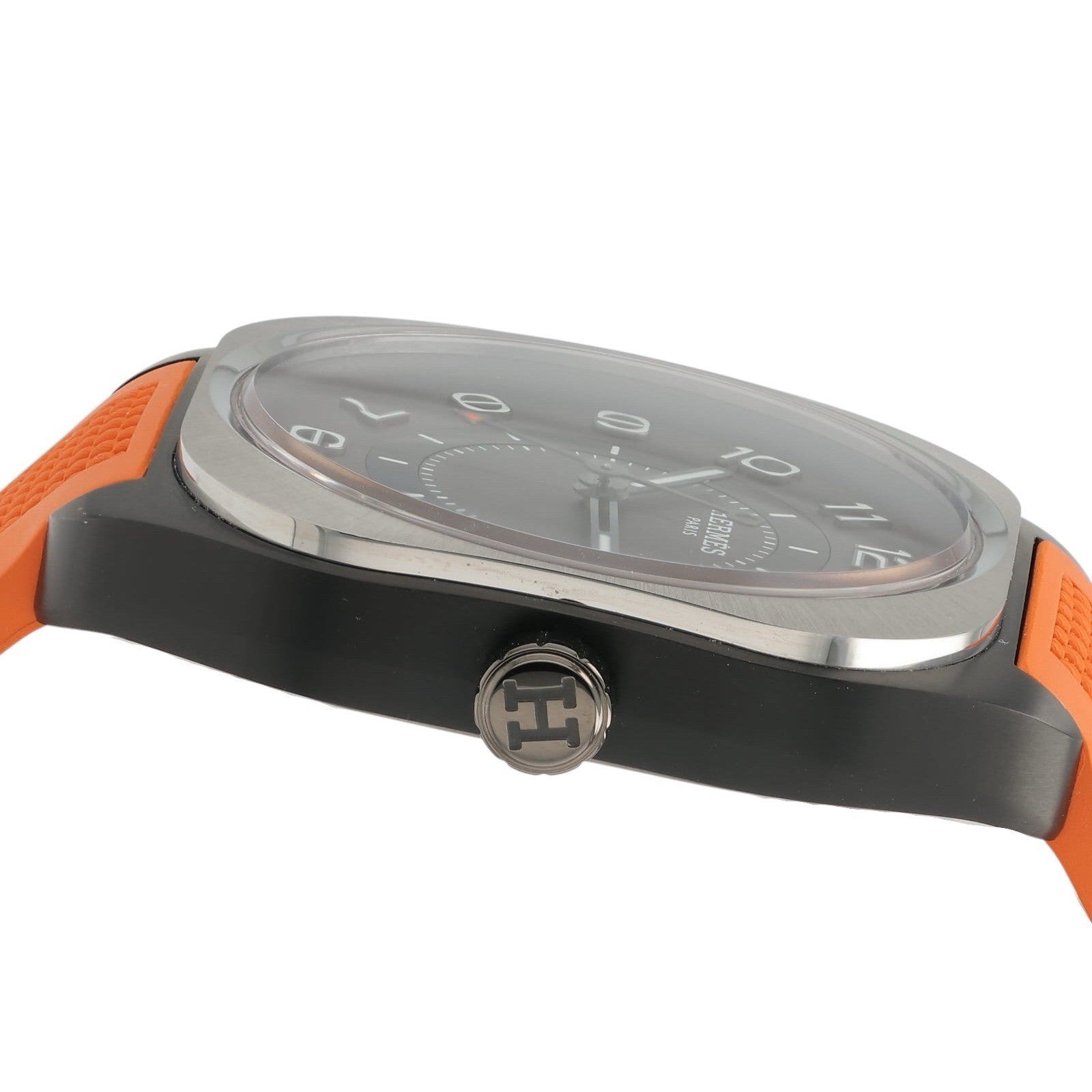Hermes H08 Titanium Black Dial 42mm Automatic Movement Men’s Watch H08