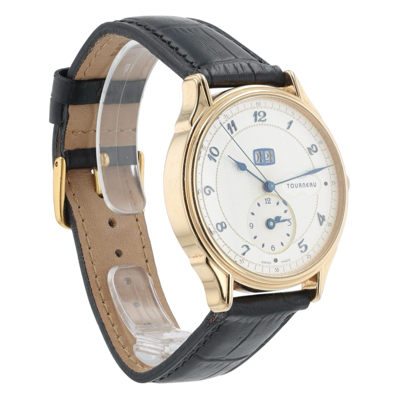 Bucherer Tourneau 18k Rose Gold Silver Dial 40mm Automatic Mens Watch VTR2162