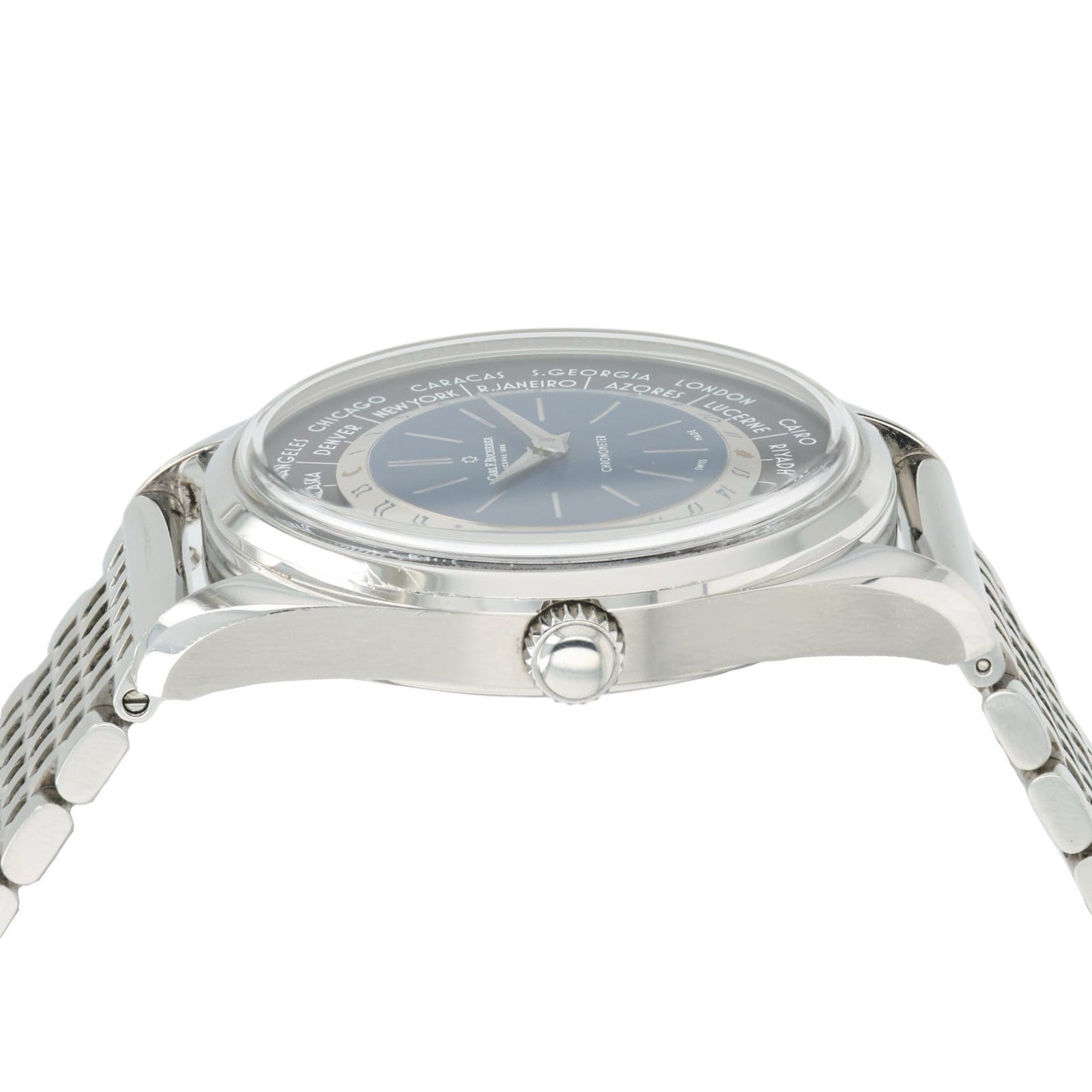 Carl F Bucherer x Hodinkee Worldtimer Blue Dial Steel 39mm 00.10805.08.53.98