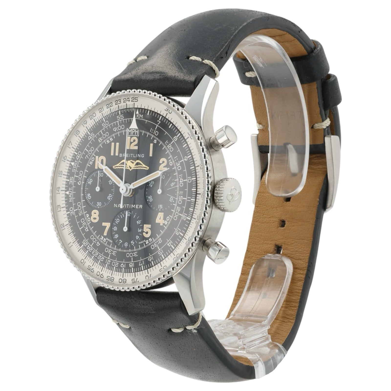 Breitling Navitimer Black Dial Stainless Steel 41mm Manual Wind Men’s AB0910