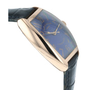 Franck Muller Curvex 18k Rose Gold Blue Dial 31mm Automatic Men’s Watch 2852SCH