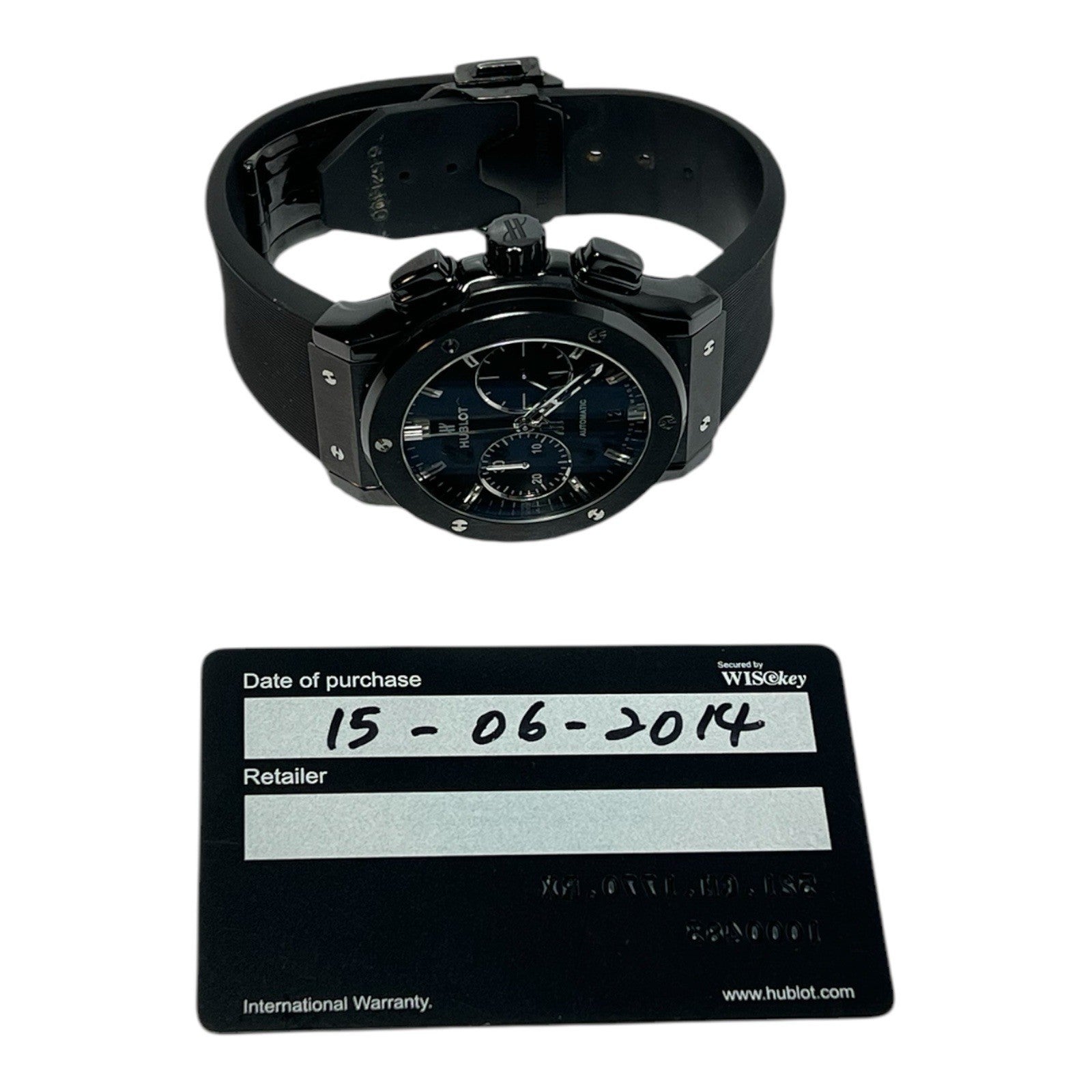 Hublot Classic Fusion Ceramic Black Dial 45mm Automatic Mens 521.CM.1770.RX
