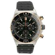 Breitling Chronomat Green Dial 18k Red Gold 44mm Automatic Men’s Watch UB0136