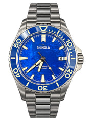 Shinola Monster Lake Michigan 39mm Blue Dial Automatic Men's Watch S0120484234