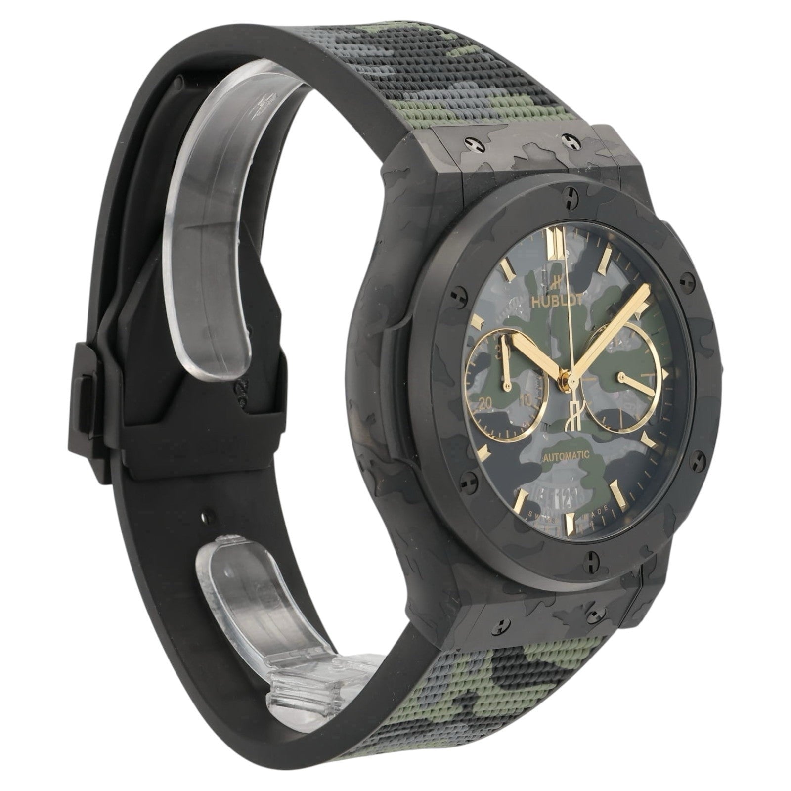Hublot Classic Fusion Camouflage Skeleton Dial Camo Ceramic 525.CI.0181.RX.EMW22