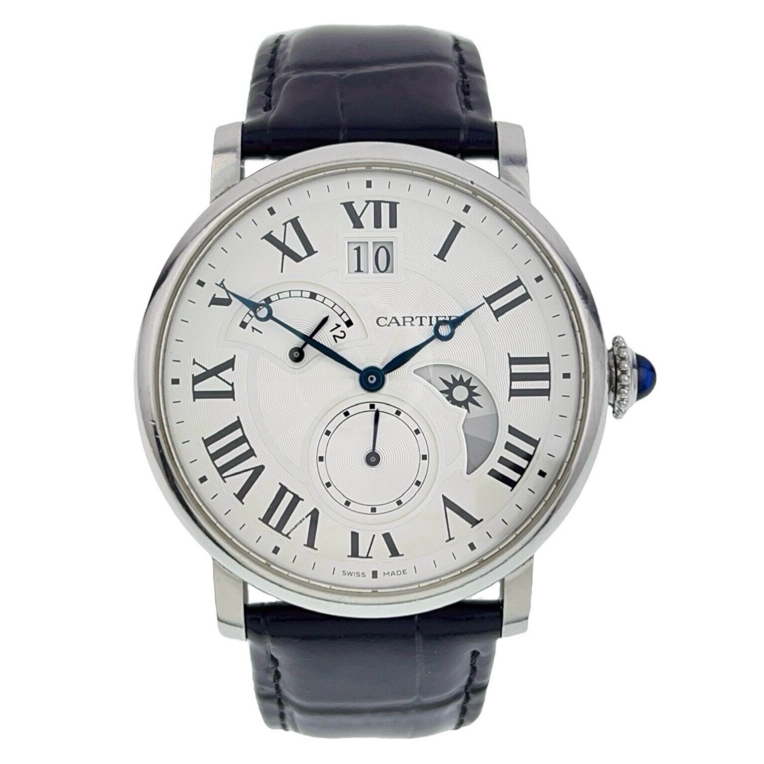 Cartier Rotonde de Cartier Steel Silver Color Dial 42mm Automatic Mens W1556368