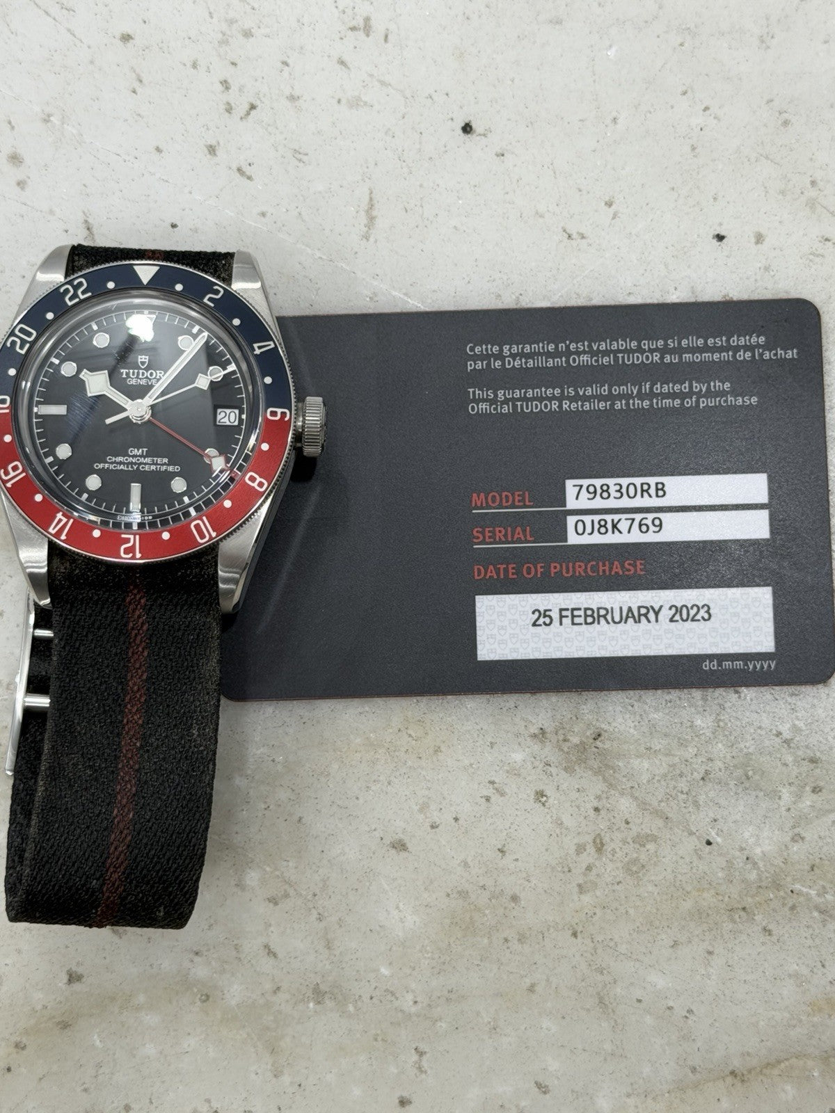 2023 Tudor Black Bay GMT Stainless Steel Black Dial 41mm Automatic Men’s 79830RB
