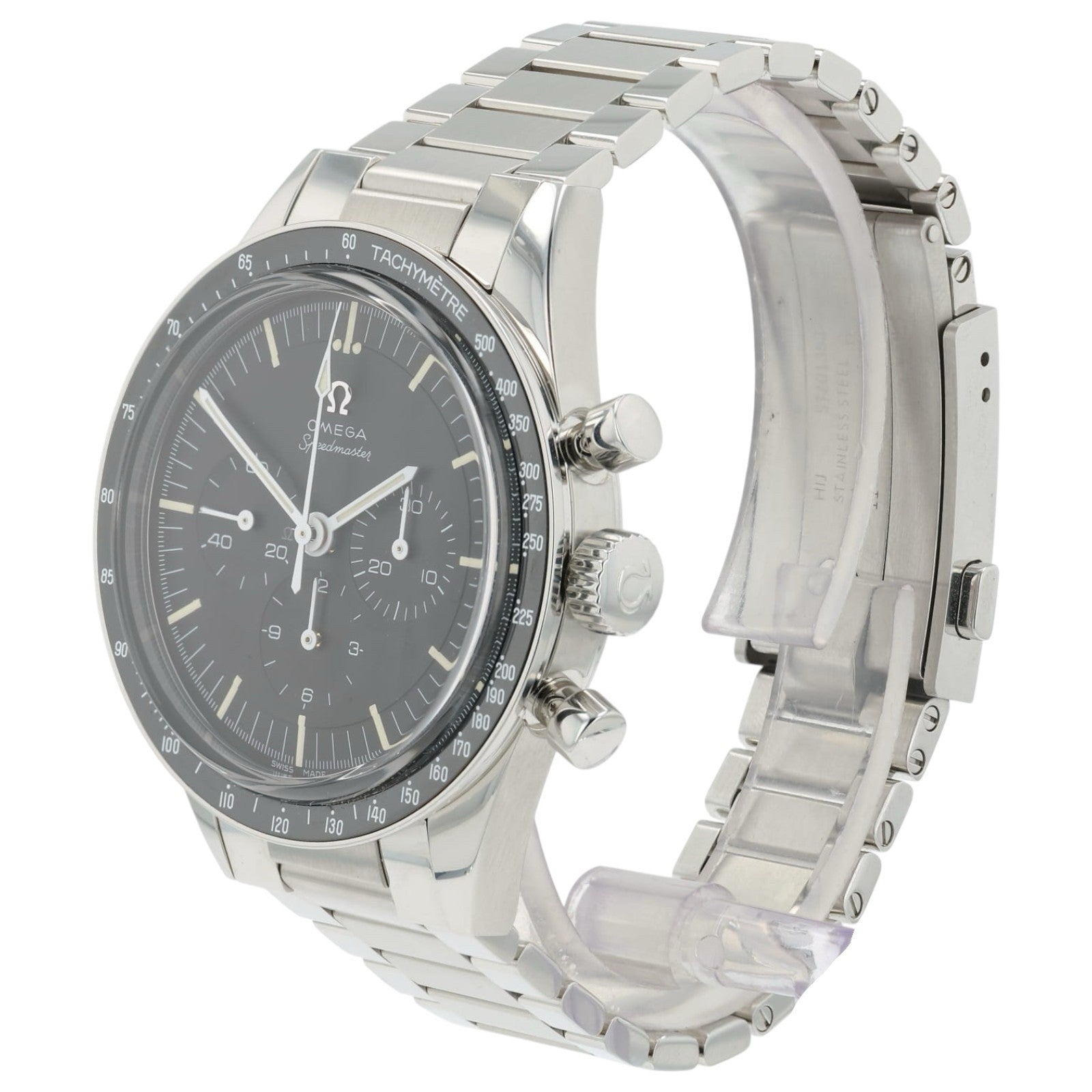 Omega Speedmaster Ed White Black Dial Steel 39.7mm Manual 311.30.40.30.01.001