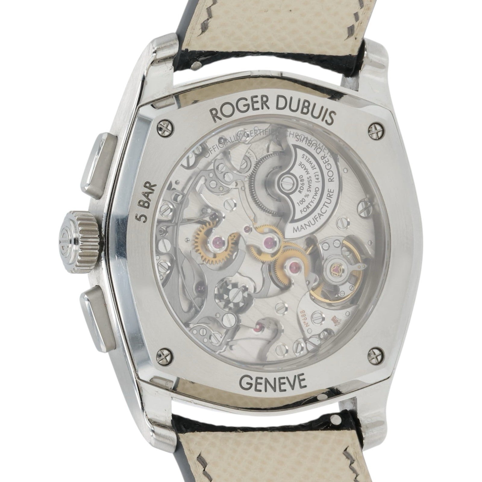 Roger Dubuis La Monegasque Gray Dial Stainless Steel 44mm Automatic Men’s 86300