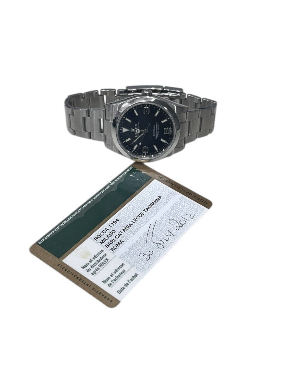 Rolex Explorer MK1 Stainless Steel Black Dial 39mm Automatic Men’s Watch 214270