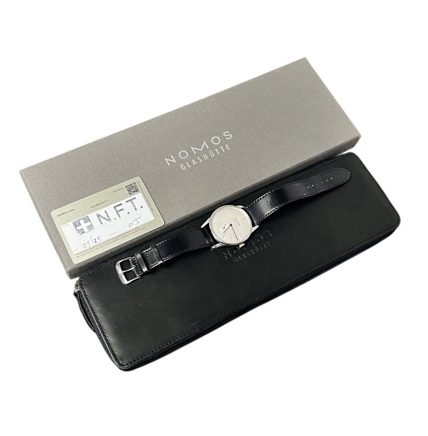 Nomos Orion Neomatik Stainless Steel White Dial 40.5mm Automatic Mens Watch 360