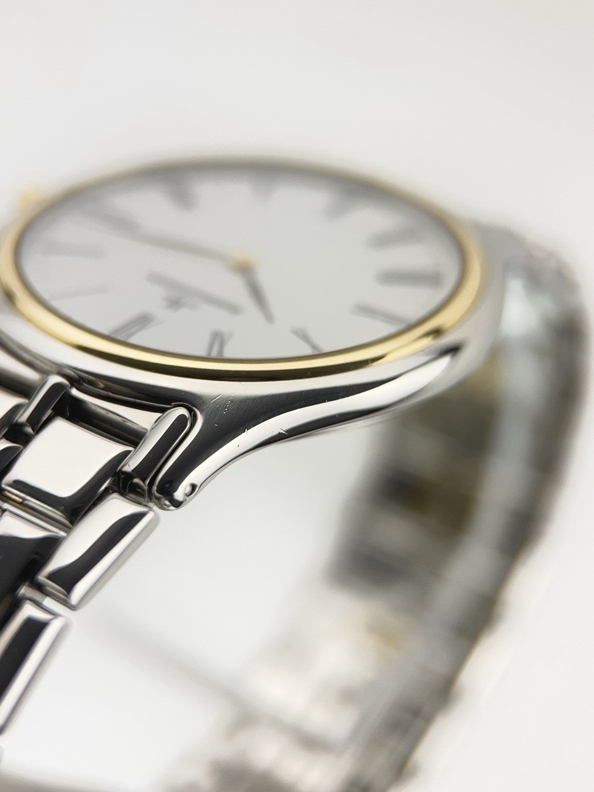 Jaeger-LeCoultre Heraion Gold & Steel White Dial 34mm Quartz Men’s 112.5.09