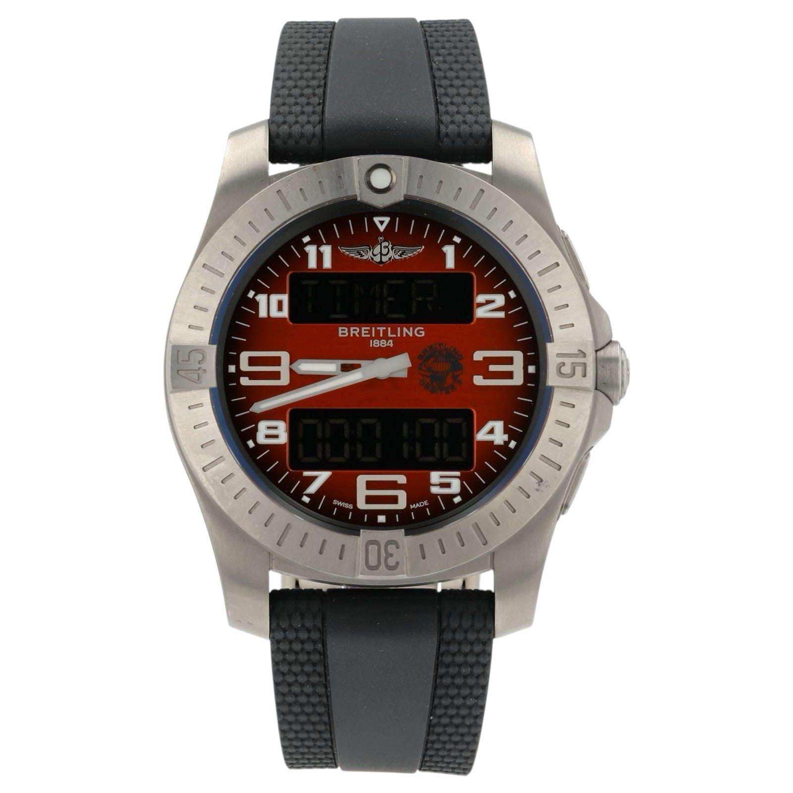 Breitling Aerospace B70 Orbiter Orange Dial Titanium 43mm Quartz Men’s EB7010