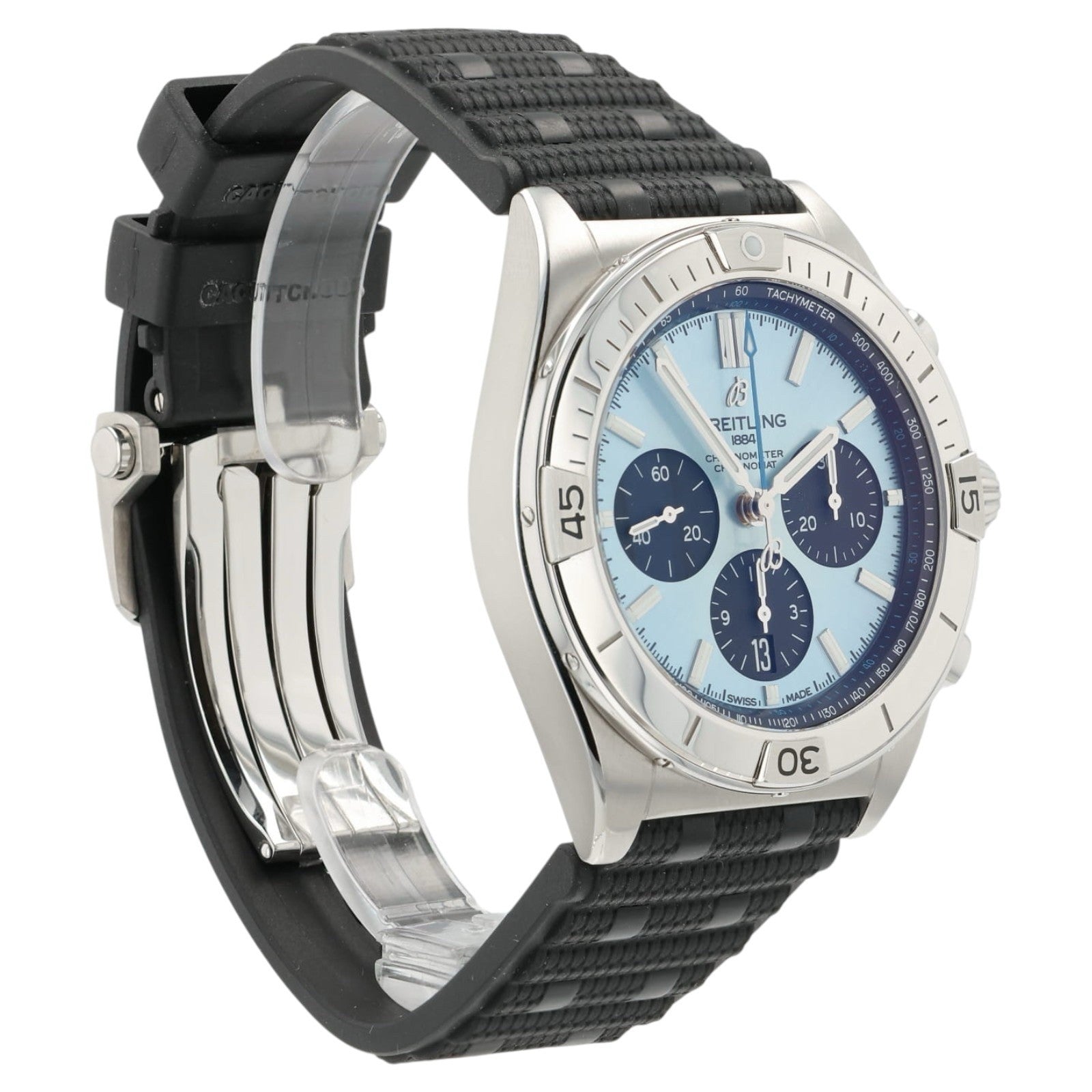 Breitling Chronomat Blue Dial Stainless Steel 42mm Automatic Men’s Watch PB0134