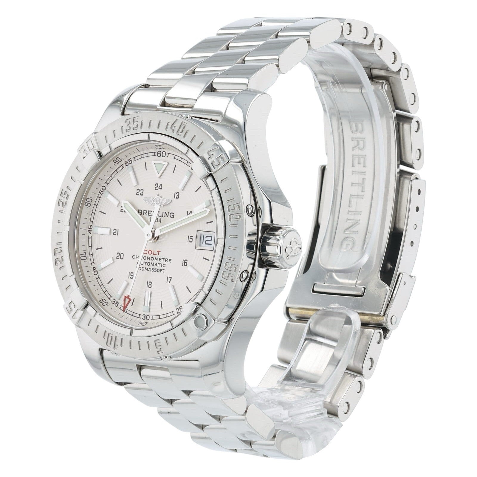 Breitling Colt Silver Dial Stainless Steel 41mm Automatic Men’s Watch A17380