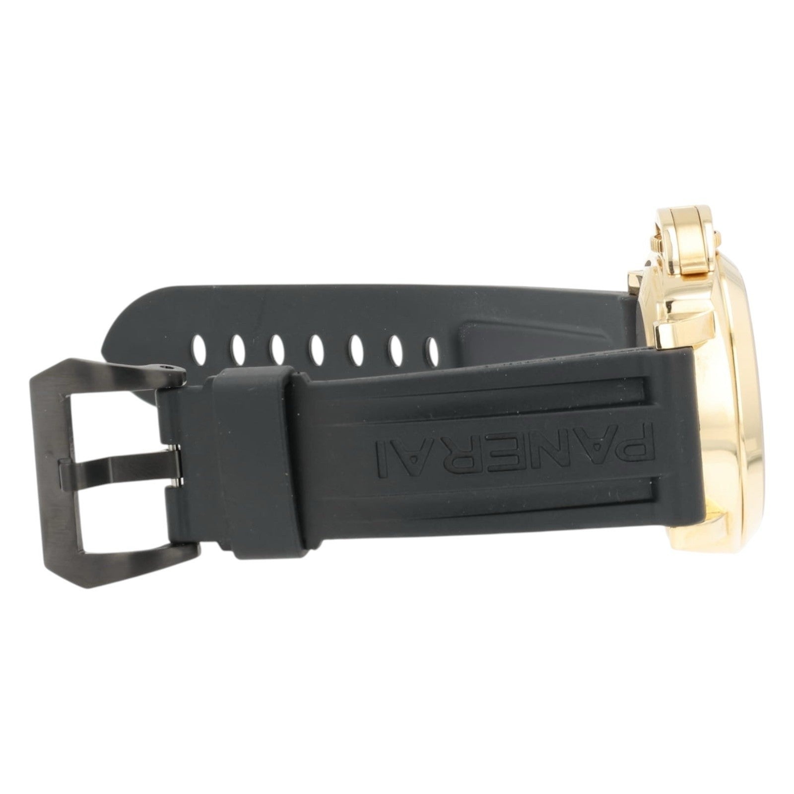 Panerai Luminor Marina Black Carbon Dial 18k Yellow Gold 44mm Automatic PAM00140
