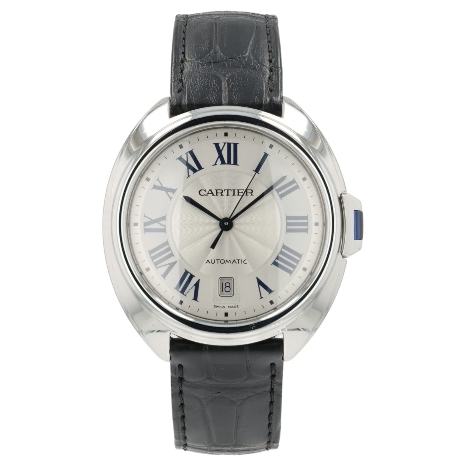 Cartier Cle de Cartier Silver Dial Stainless Steel 40mm Automatic Men's WSCL0018