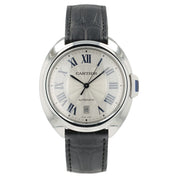 Cartier Cle de Cartier Silver Dial Stainless Steel 40mm Automatic Men's WSCL0018