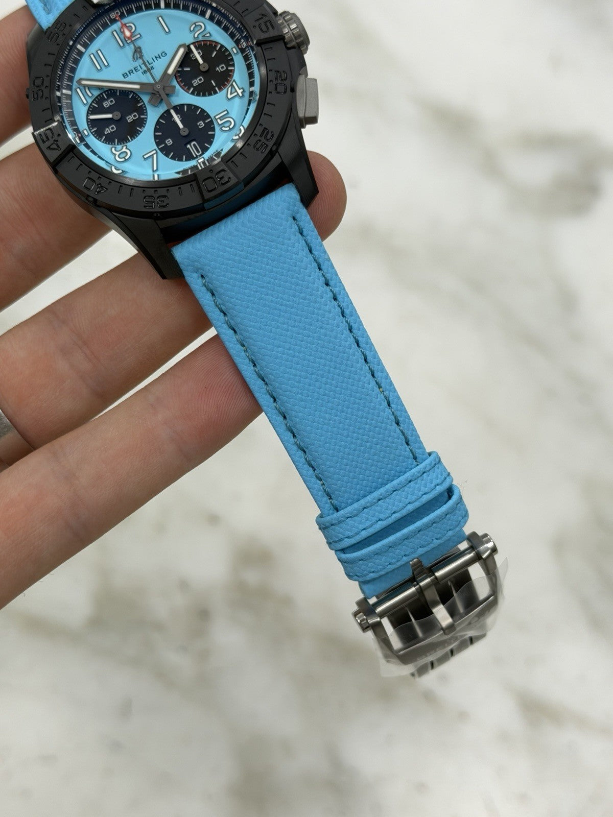 NEW 2026 Breitling Avenger B01 Night Mission Turquoise Dial 42mm SB0146101L1X1