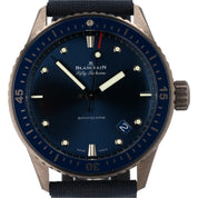 Blancpain Fifty Fathoms Ceramic Blue Dial 43.6mm Automatic Men’s 5000-0240-052A