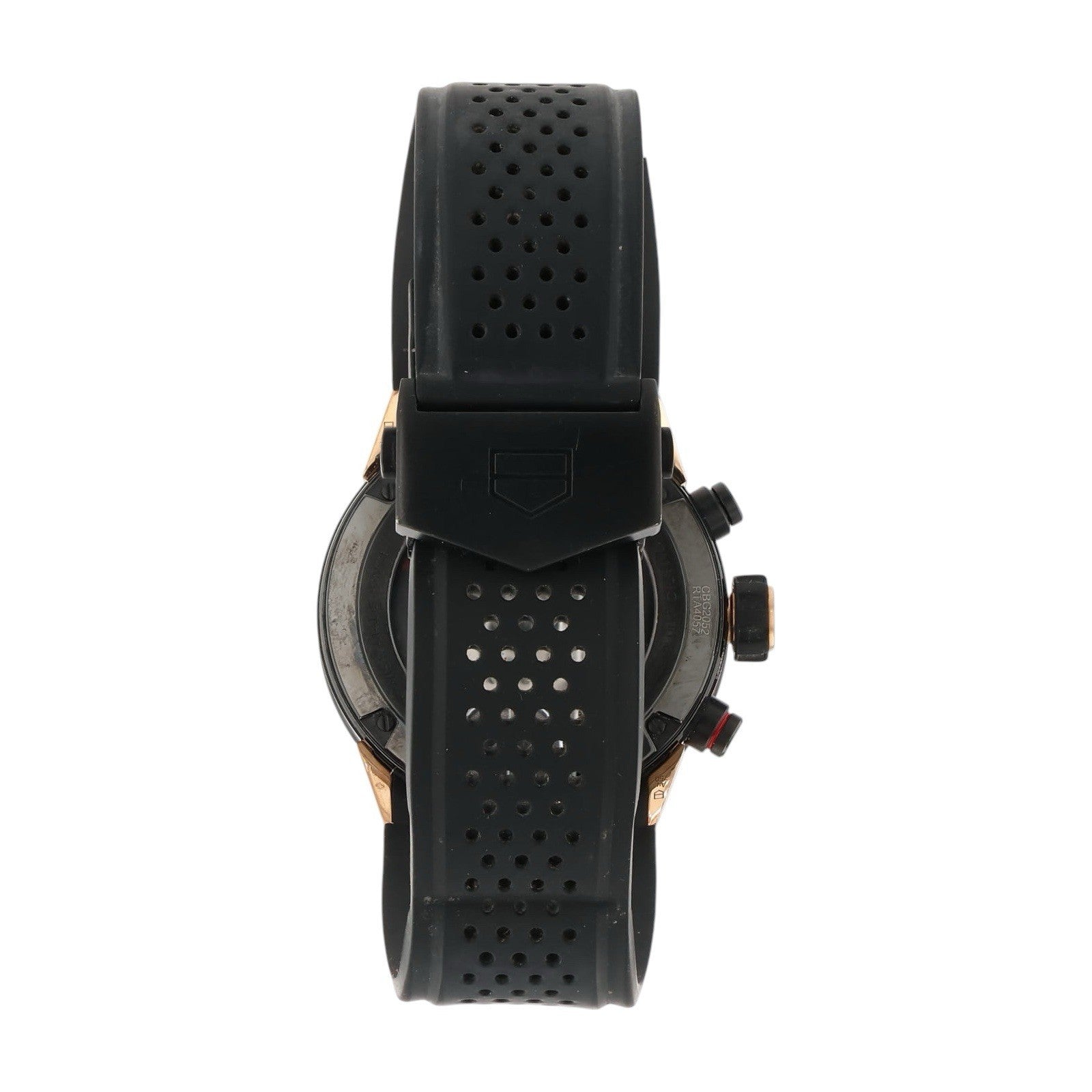 Tag Heuer Steel & Gold PVD Skeleton Dial 43mm Automatic Mens Watch CBG2052